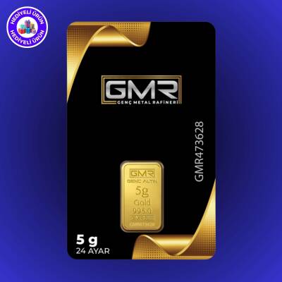GMR 24AYAR KÜLÇE ALTIN 5GR. - GENÇ METAL RAFİNERİ