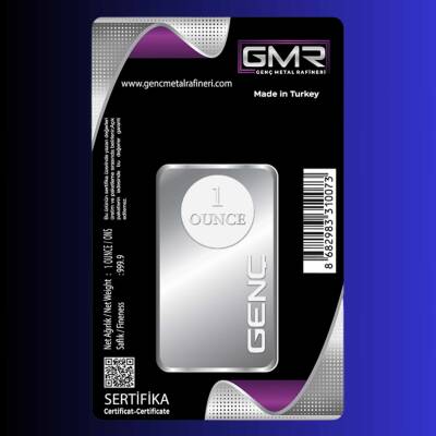 GMR 1 ONS (31.10gr. 999.9) Külçe Gümüş - 2