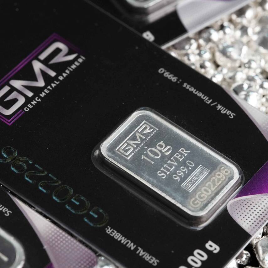 GMR 10gr (999.0) Külçe Gümüş - 2