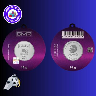 GMR 10gr Sikke Gümüş (999.0) - GENÇ METAL RAFİNERİ