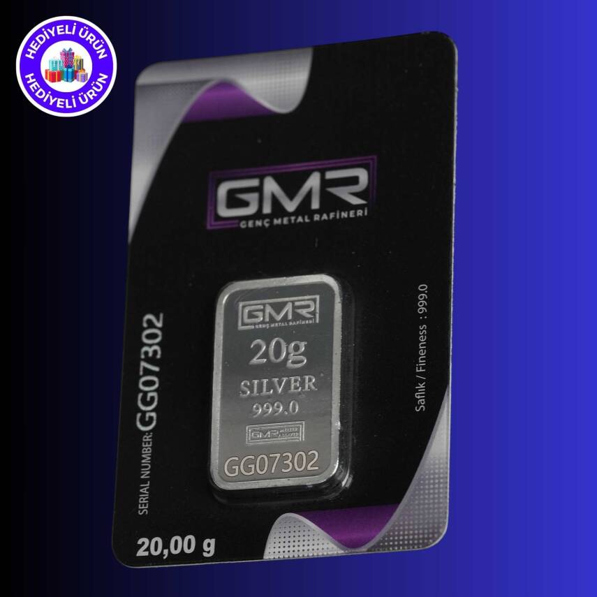 GMR 20gr (999.0) Külçe Gümüş - 1