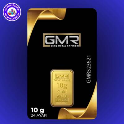 GMR 24AYAR KÜLÇE ALTIN 10GR - GENÇ METAL RAFİNERİ