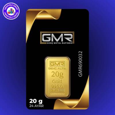 GMR 24AYAR KÜLÇE ALTIN 20GR - GENÇ METAL RAFİNERİ