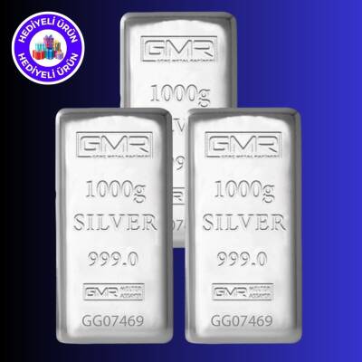 GMR 3000gr (999.0) Külçe Gümüş - ÇOKLU KÜLÇE GÜMÜŞ