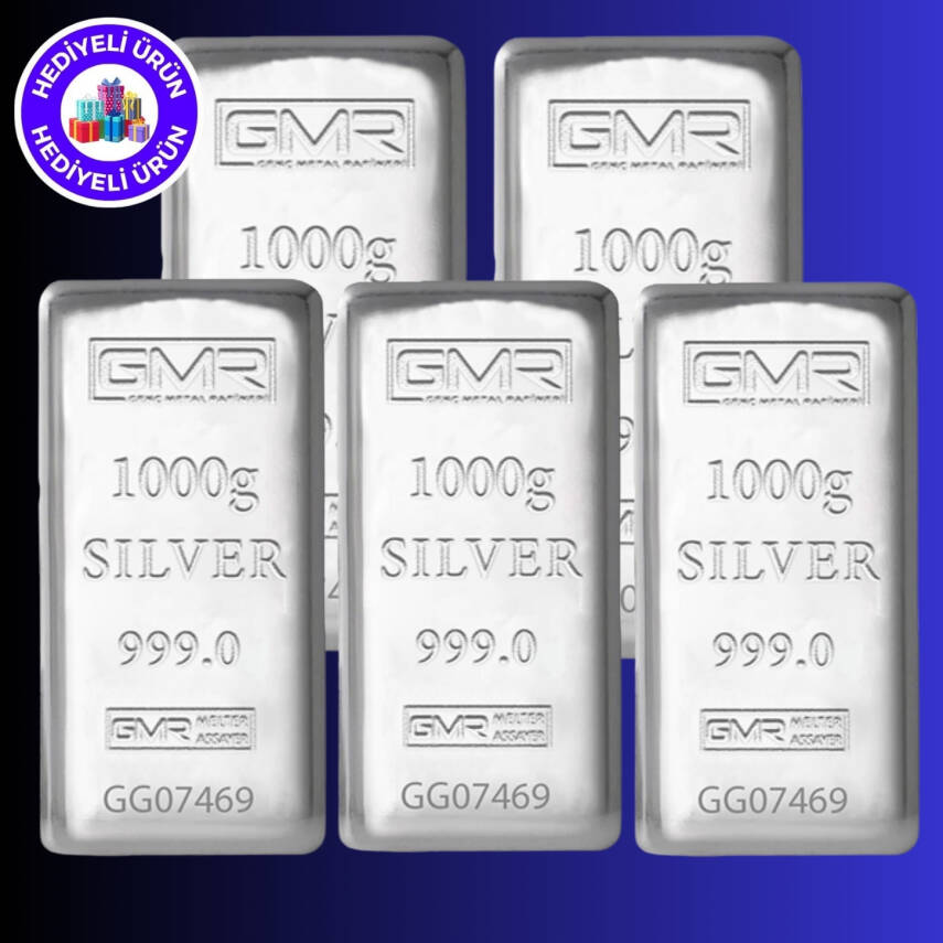 GMR 5000gr. Külçe Gümüş - 1