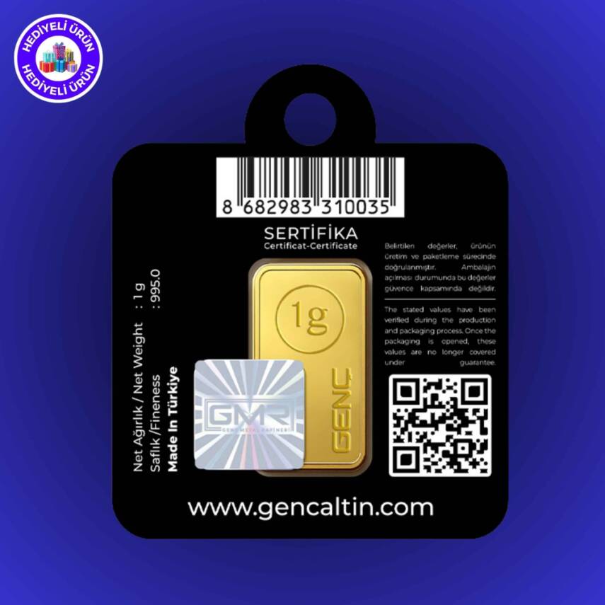 GMR 24 AYAR KÜLÇE ALTIN 1GR - 2