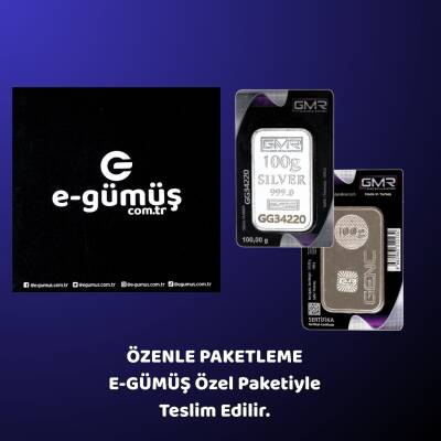 GMR 100gr. (999.0) Külçe Gümüş - 2