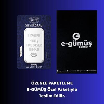 İAR 100gr. (999.9) Külçe Gümüş - 2