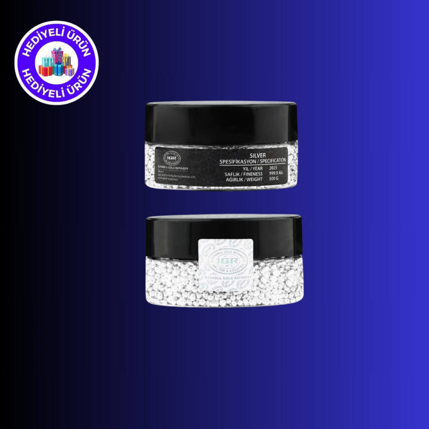 İAR 500gr (999.9) Granül Gümüş - 1