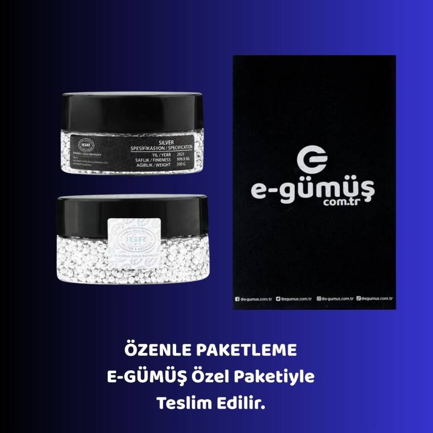 İAR 500gr (999.9) Granül Gümüş - 2