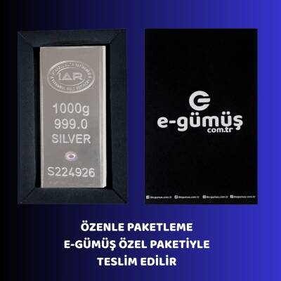 İAR 1000gr. (999.0) Külçe Gümüş - 2
