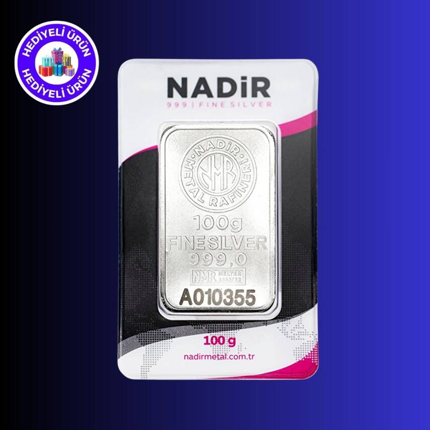 NADİR 100gr. (999.0) Külçe Gümüş - 1