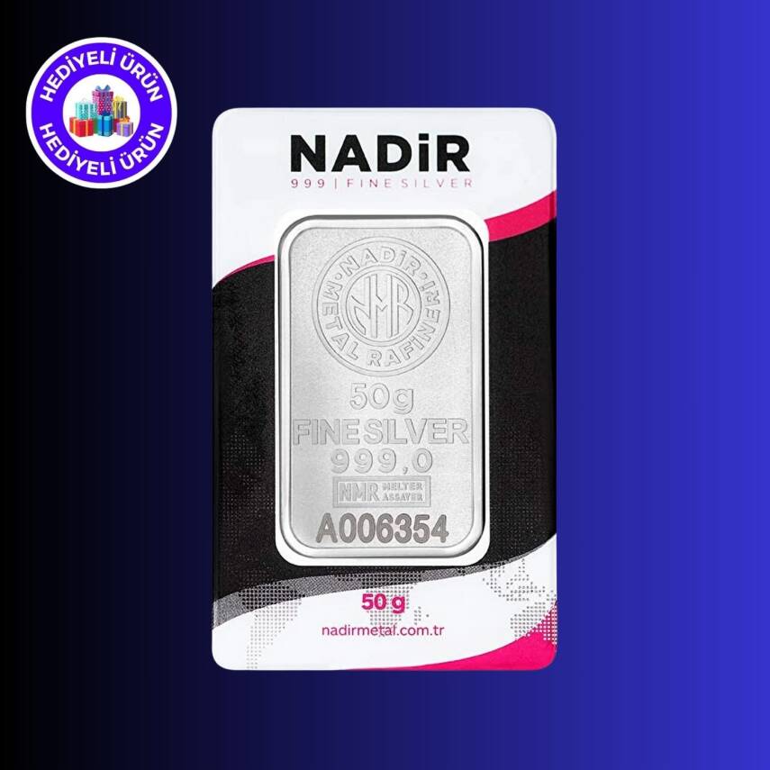 NADİR 50gr. (999.0) Külçe Gümüş - 1
