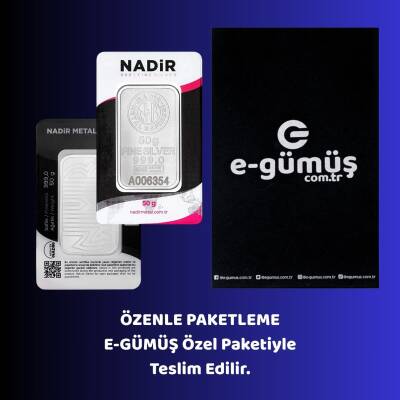 NADİR 50gr. (999.0) Külçe Gümüş - 2