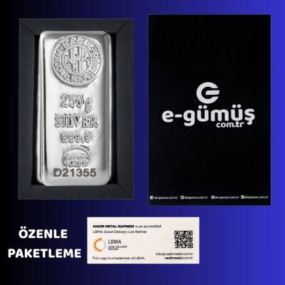 NADİR 250gr. (999.9) Külçe Gümüş - 2